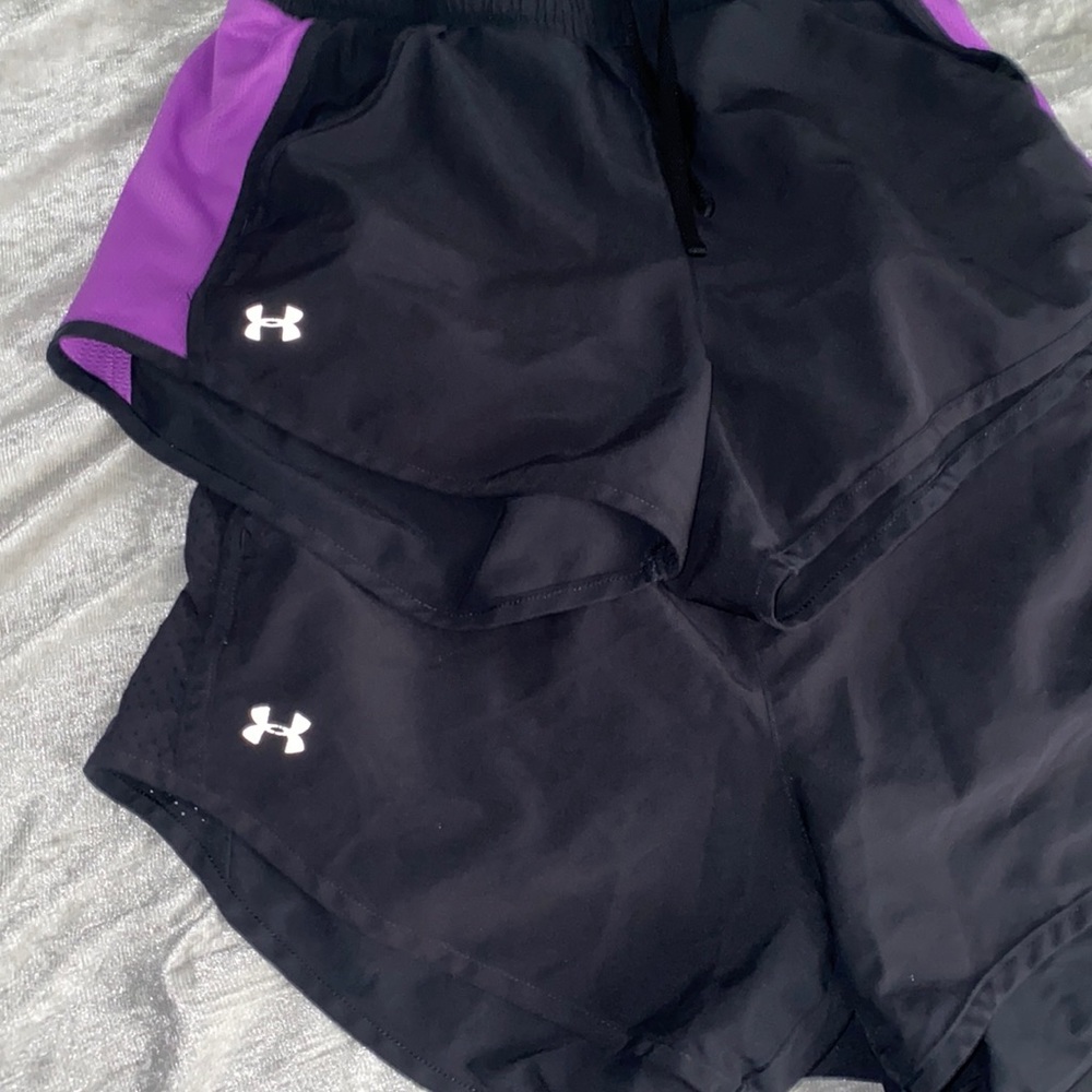 2 under armour athletic shorts